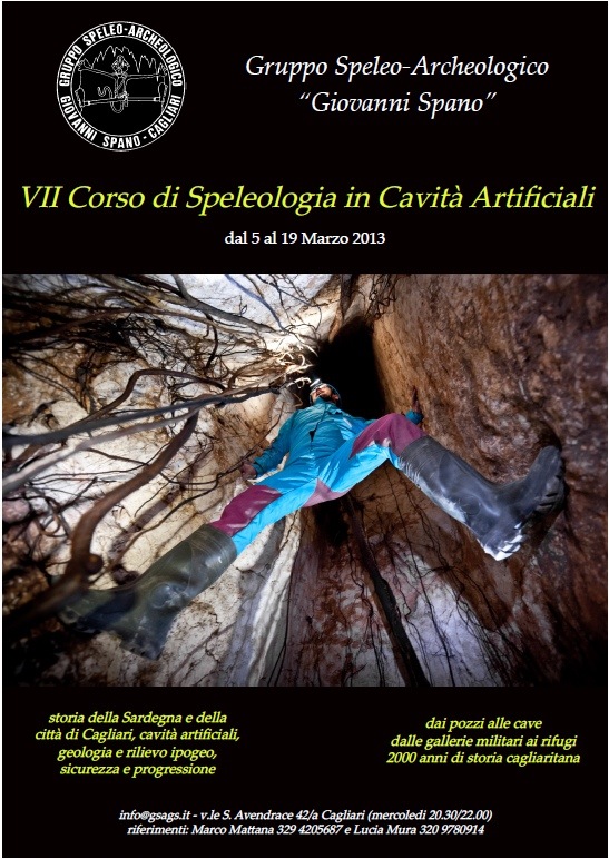 Corso di Speleologia in Cavità Artificiali 2013